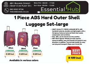 ABS Hard outer shell luggage 