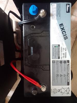 Battery 12V 102Ah Lead Gallium FM102