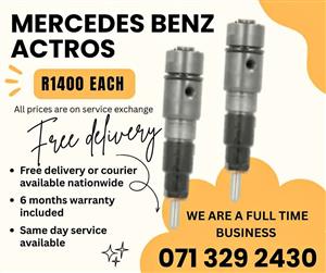 MERCEDES BENZ ACTROS INJECTORS FOR SALE WITH WARRANTY