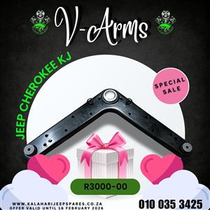 Brand New V-Arms For Jeep Liberty Valentine's Special