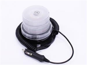 Red Amber LED Magnetic Strobe Light with plug