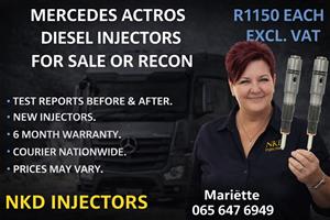 Diesel Injectors Mercedes Actros 