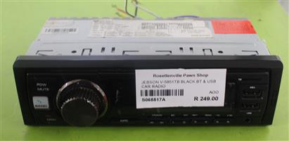 JEBSON V-5851TB BLACK BT& USB CAR RADIO S065517A