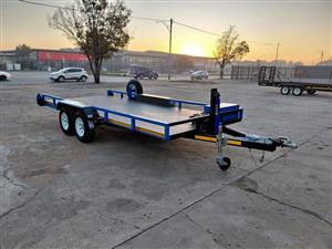 2026 Car Trailer Slide in ramps excl (winch)