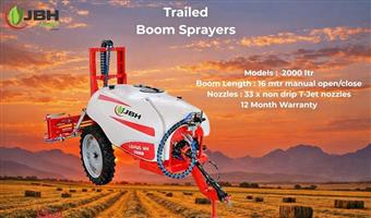Trailed 2000ltr Boom Sprayers
