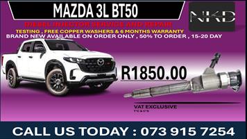 Mazda 3.0L BT50 Diesel Fuel Injectors 