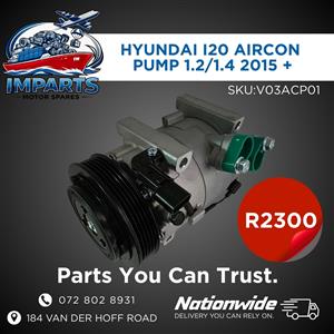 HYUNDAI I20 AIRCON PUMP 1.2 / 1.4 (2015+)