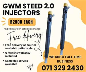 GWM STEED 2.0 INJECTORS FOR SALE WITH WARRANTY INCLUDED