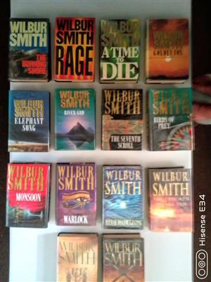 Wilbur Smith First Edition hard cover books