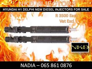 Hyundai H1 Delphi diesel injectors for sale