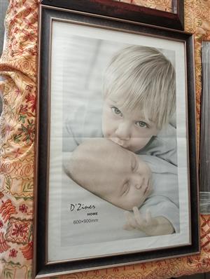 3 Wooden picture frames