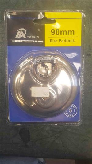 90 MM STAINLESS STEEL DISK PADLOCK