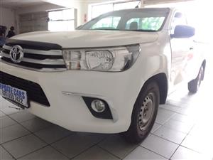 2018 TOYOTA HILUX 2.4 D4D GD6 4X2 LOWBASE SINGLE CAB MANUAL CODE2 WHITE  DIESEL 89.000KM. 