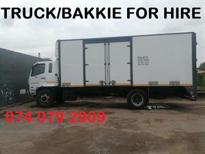 TRUCK FOR HIRE
