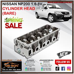 NISSAN NP200 1.6 8V CYLINDER HEAD