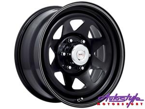 15″ A-Line Spoke 6×139 STBK Alloy Wheels