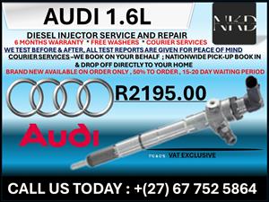 Audi 1.6L Diesel Injectors on Recondition