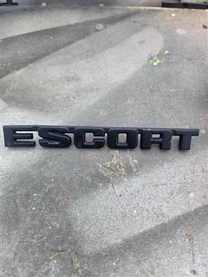 FORD ESCORT MK 2 BOOT LID BADGE