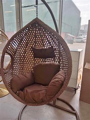 Swing chair available brown colour