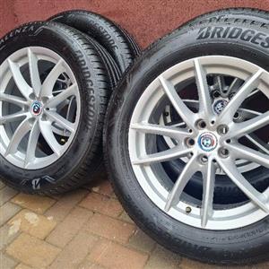 BMW 19INCH X3 GO1 MAGS AND RUN FLAT TYRES 