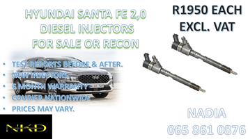 DIESEL INJECTORS FOR SALE FOR HYUNDAI SANTA FE 2.0 - NATIONWIDE