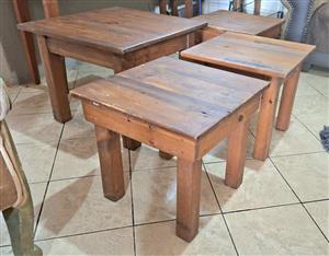 4 x Oregon Pine Coffee Tables