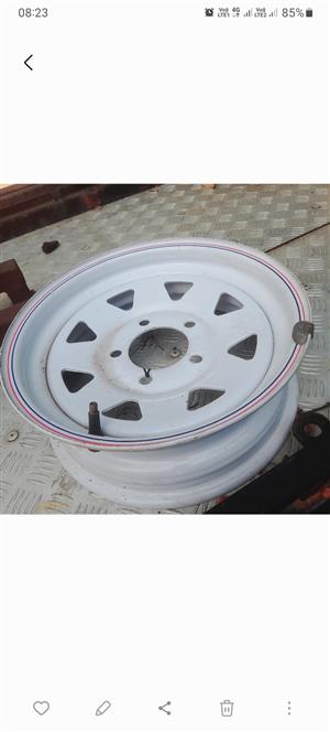 Trailer Rim 13 inch x 5 stud Negotiable almost new