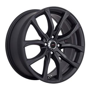 14″ A-Line Mischief 5/100 Satin Black Alloy Wheels
