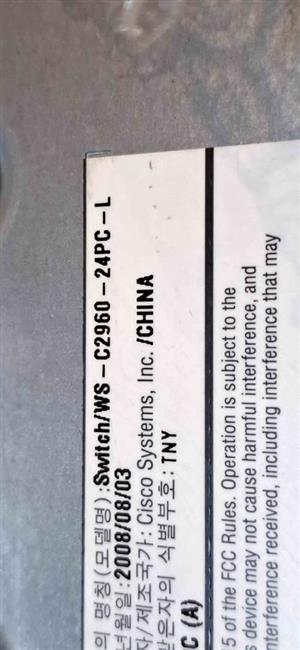 Cisco 24 port poe awitch