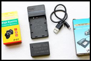 LP-E17 Battery & Charger Combo for Canon