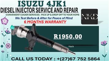 Isuzu 4JK1 Diesel Injectors on Repair