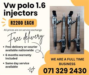 VW POLO 1.6 INJECTORS FOR SALE WITH WARRANTY 