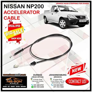 NISSAN NP200 ACCELERATOR CABLE
