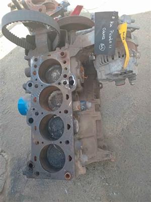 2007 kia picanto 1.1 eng code G4HG subassembly for sale