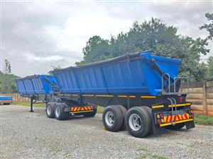 2008 Top trailer 45cube side tipper for sale