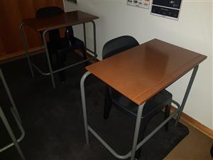 5 large school desks for sale