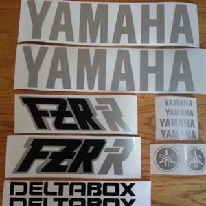 Yamaha FZR decals stickers sets