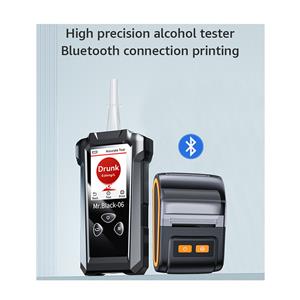 Mr Black 6 Plus Alcohol Breathalyzer Analyser With Printer