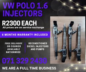 VW POLO 1.6 INJECTORS FOR SALE WITH WARRANTY 