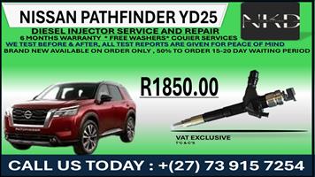 Nissan Pathfinder yd25 Diesel Injectors 