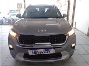2022 KIA SONET 1.5 EX PETROL SILVER  AUTOMATIC FULL SERVICE HISTORY 8000KM FRONT AND