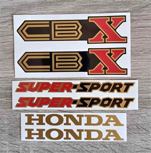 1979 CBX 1000 Super Sport stickers decal set