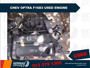 Chev Optra F16D3 Used Engine
