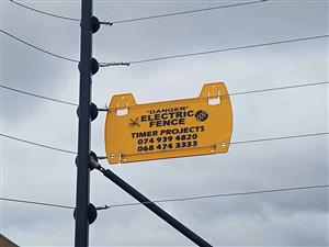 Electric fence and garage door motors