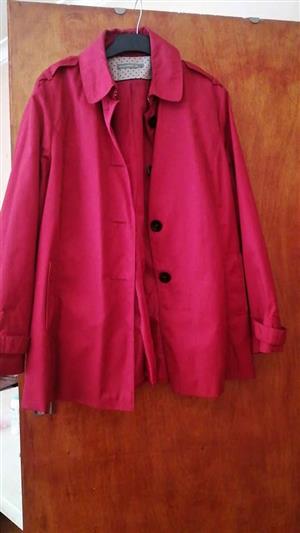 Jacket red Woolworths size 38