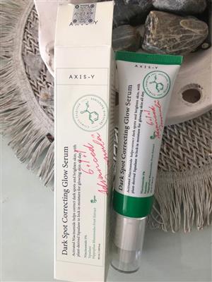 Dark spot correction Glow Serum available for collection