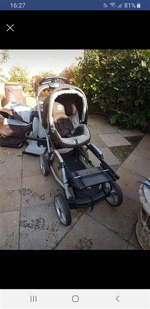 Used, Double pram for sale  Henly on Klip
