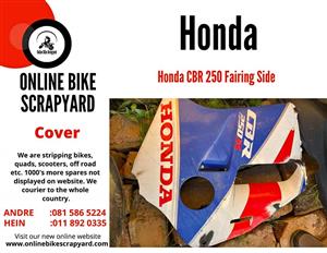Honda CBR 250 cover. Online bike Scrapyard new and secondhand spares and accessories and workshop