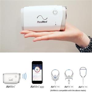ResMed AirMini, palm size CPAP machine, as new.