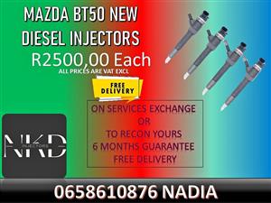 MAZDA BT50 DIESEL INJECTORS -WE SELL ON EXCHANGE